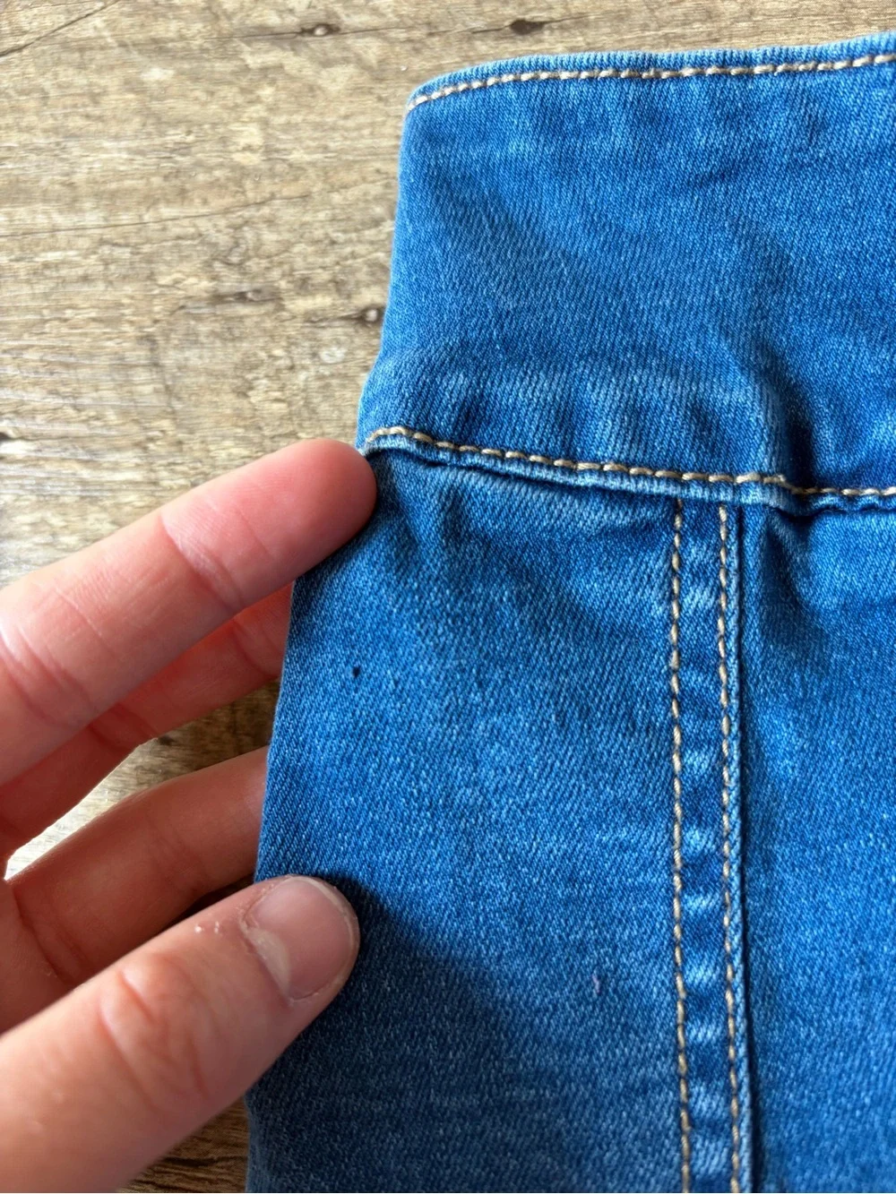 Y2K Early 2000s Hot Kiss Mid Rise Pleated Denim Mini Skirt Flirty